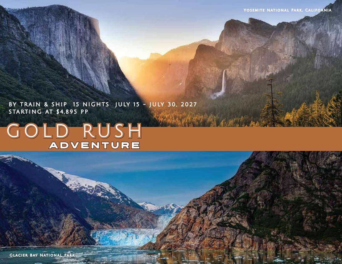Gold Rush Adventure brochure cover