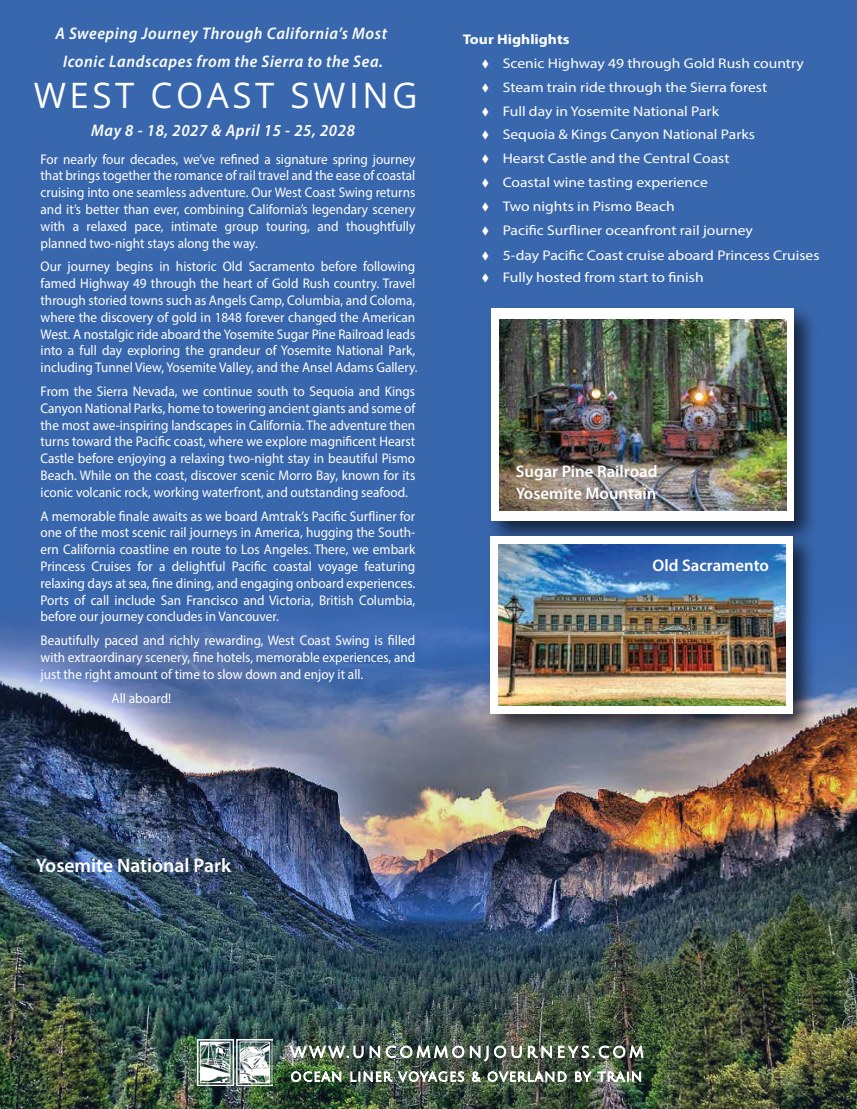 West Coast Swing brochure cover